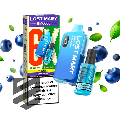 Lost Mary - BM6000 -  Blueberry - Vape Kit