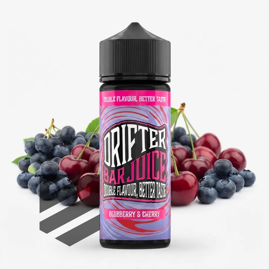 Drifter Bar Juice - Blueberry & Cherry 0mg 100ml Shortfill