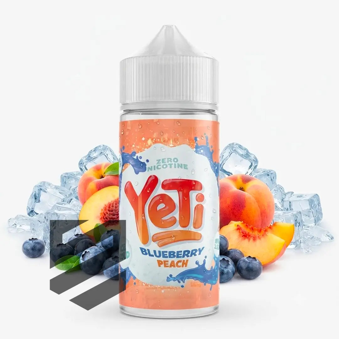 Yeti – Blueberry Peach Ice – 0 mg – 100 ml Shortfill