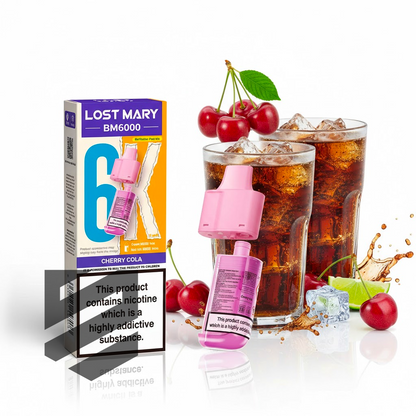 Lost Mary BM6000 Prefilled Pods – Cherry Cola – 20mg/ml