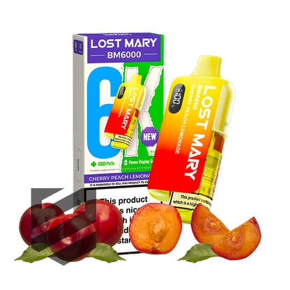 Lost Mary - BM6000 -  Cherry Peach Lemonade - Vape Kit