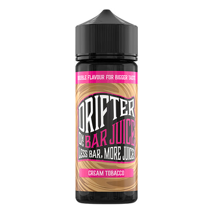 Drifter Bar Juice - Cream Tobacco 0mg 100ml Shortfill