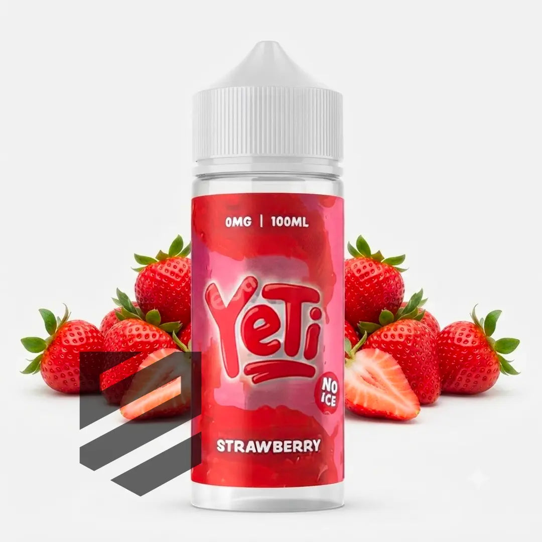 Yeti - E-Liquid Shortfill - Defrosted - Strawberry No Ice 100ml 0mg