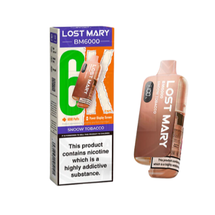 LOST MARY BM6000 Snoow Tobacco- Vape Kit