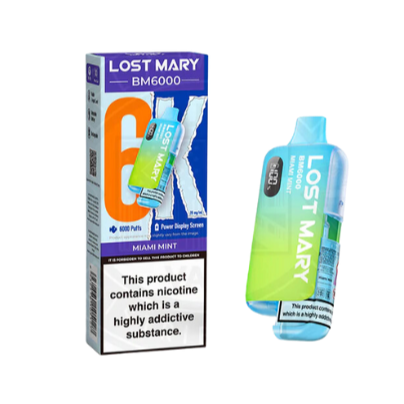 LOST MARY BM6000 Miami Mint- Vape Kit