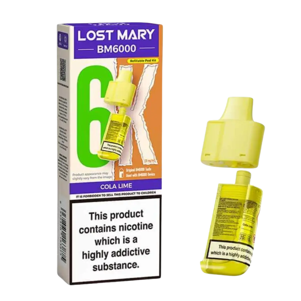 Lost Mary - BM6000 -  Cola Lime - Vape Kit