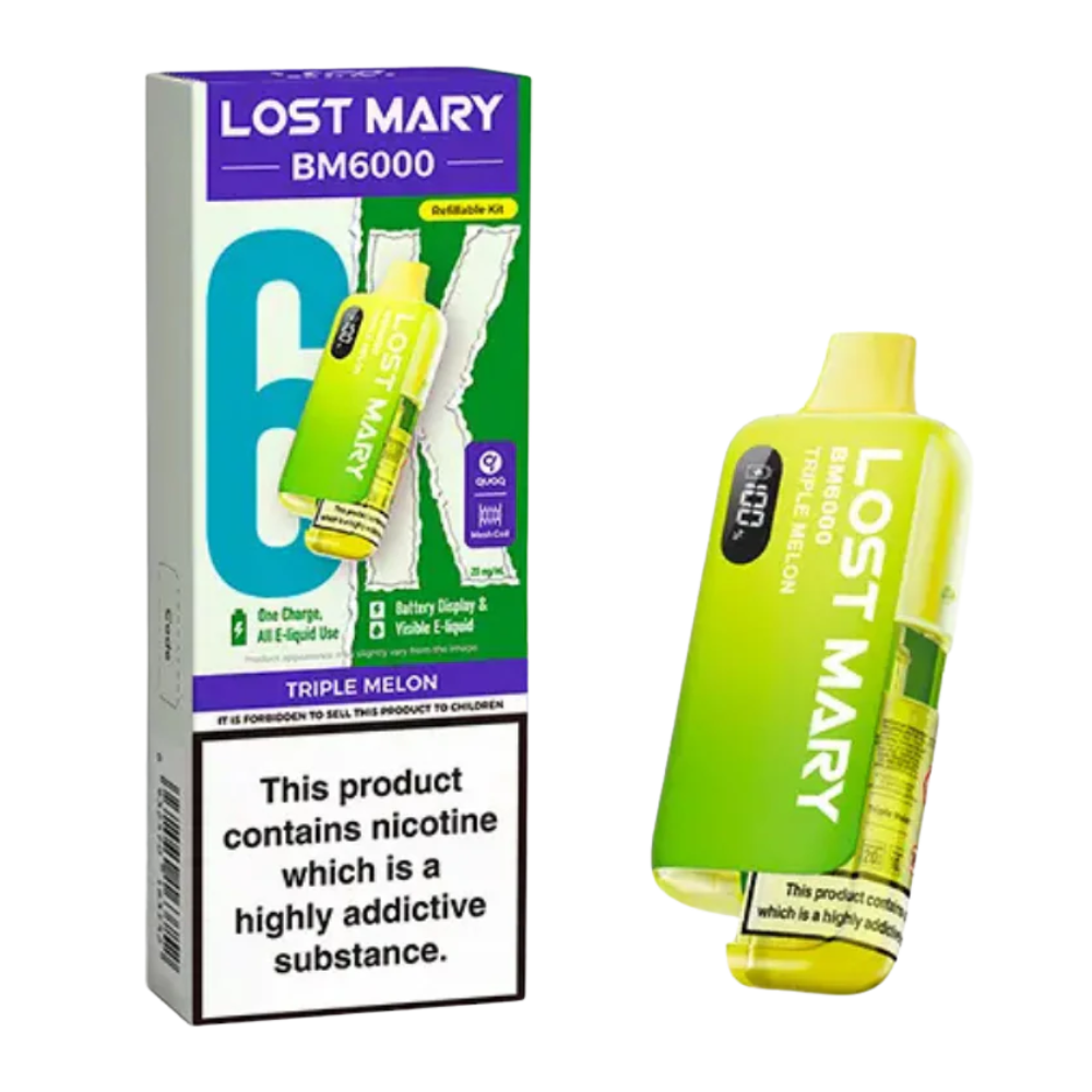 Lost Mary - BM6000 - Triple Melon - Vape Kit