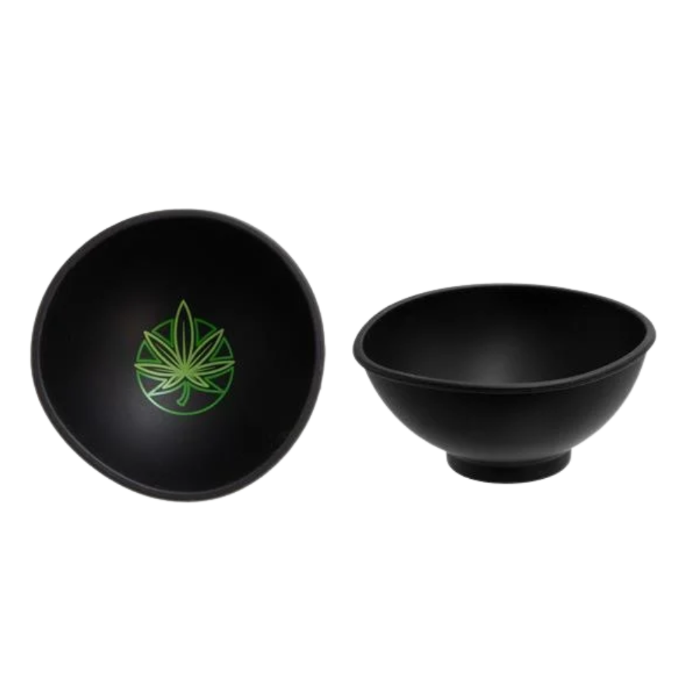 Growpoint Mischschale Silikon - Black - Hanfblatt - 70x30mm - 1 Stück