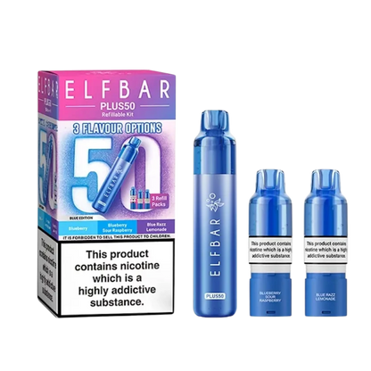 Elf Bar - Plus 50 - Starterset - Blue Edition