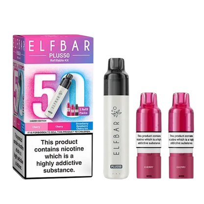 Elf Bar - Plus 50 - Starterset - Cherry Edition