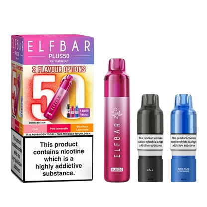 Elf Bar - Plus 50 - Starterset - Drinks Edition