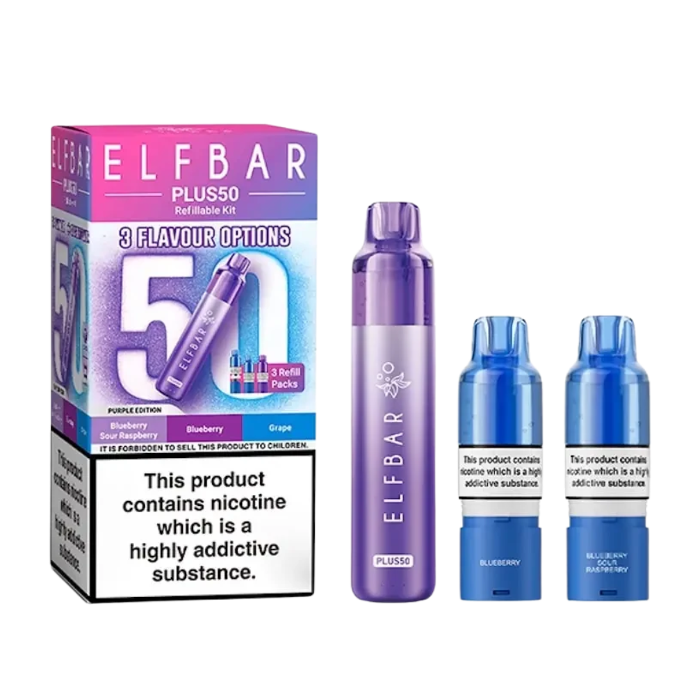 Elf Bar - Plus 50 - Starterset - Purple Edition