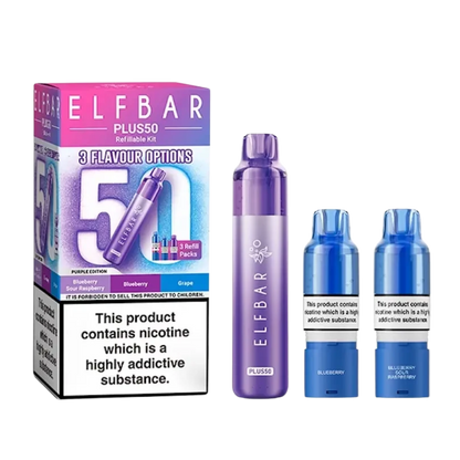 Elf Bar - Plus 50 - Starterset - Purple Edition