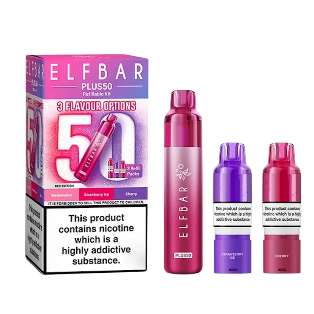 Elf Bar - Plus 50 - Starterset - Red Edition