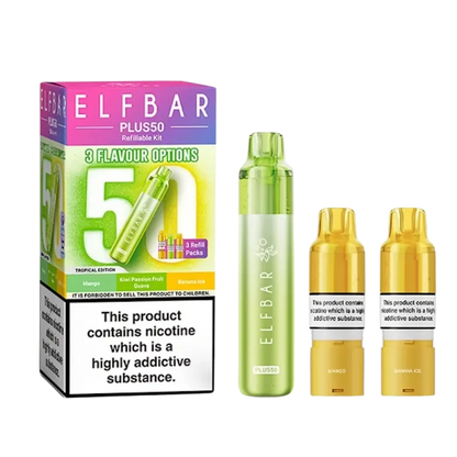 Elf Bar - Plus 50 - Starterset - Tropical Edition