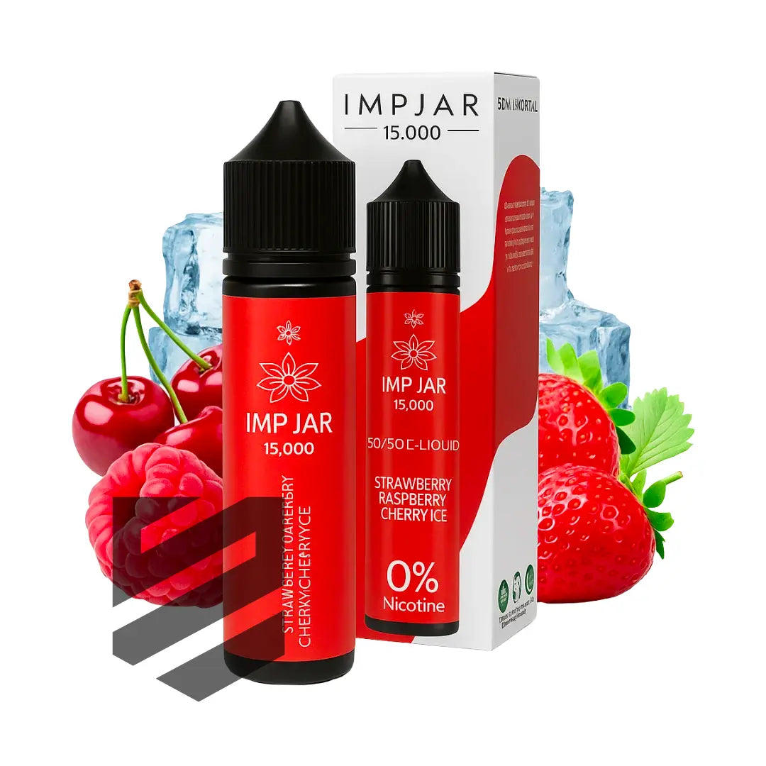 IMP JAR - E-Liquid - Strawberry, Raspberry & Cherry Ice 50ml