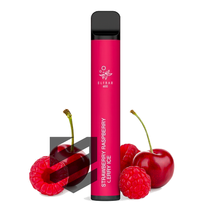 Elf Bar - 600 - Strawberry Raspberry Cherry Ice