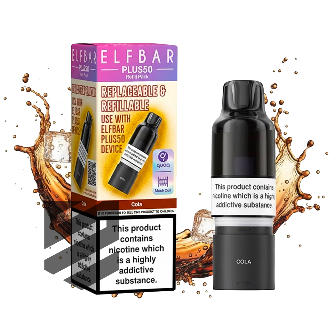 Elf Bar - Plus 50 - Pod & Refill - Cola