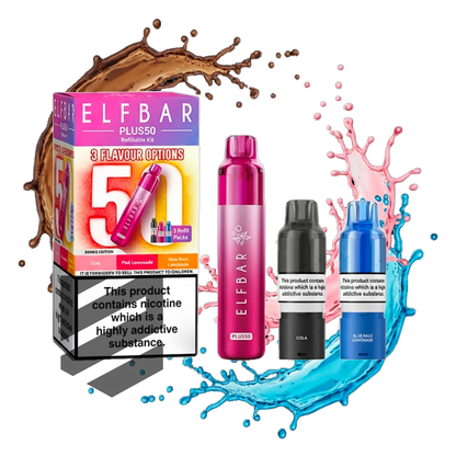 Elf Bar - Plus 50 - Starterset - Drinks Edition