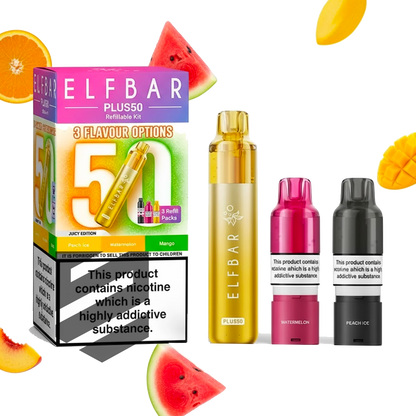 Elf Bar - Plus 50 - Starterset - Juicy Edition