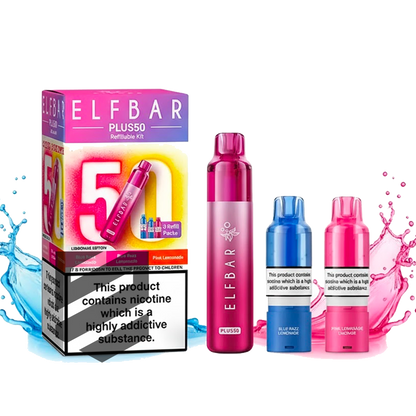 Elf Bar - Plus 50 - Starterset - Lemonade Edition