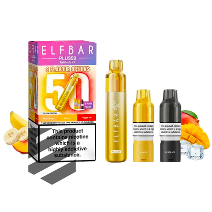 Elf Bar - Plus 50 - Starterset - Yellow Edition