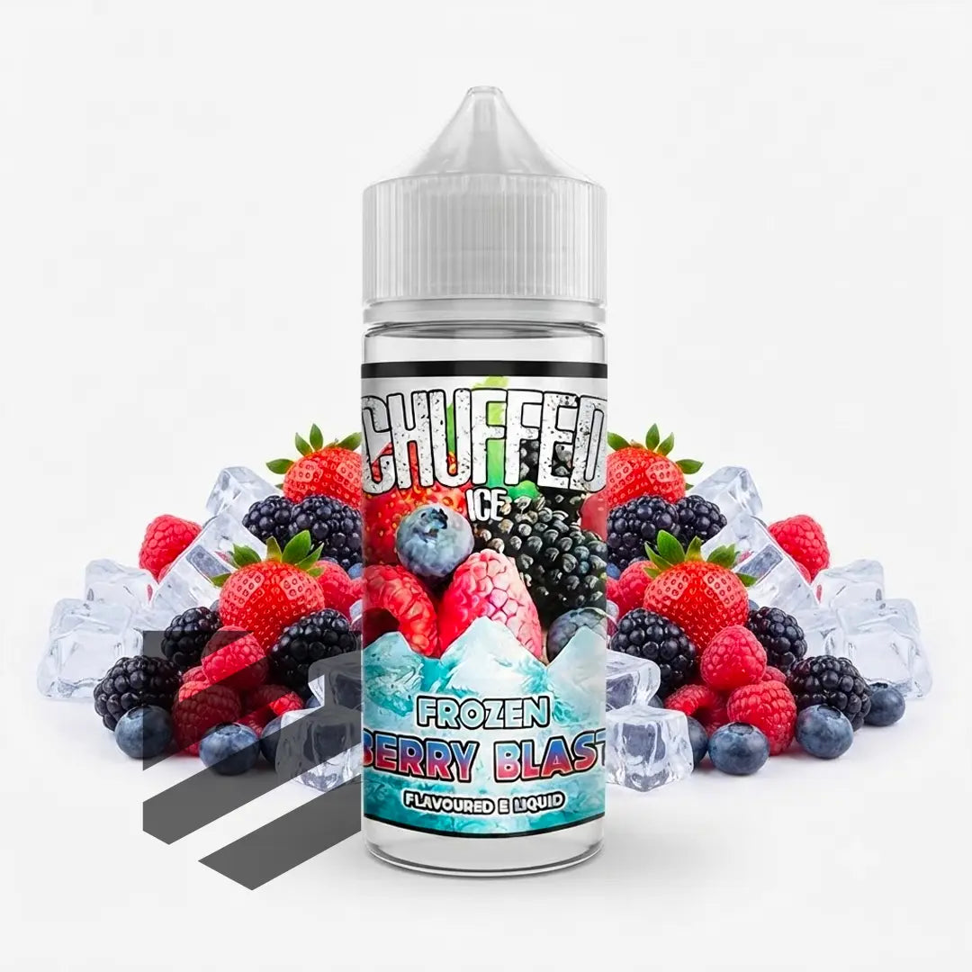 Chuffed - Ice - Shortfill E-Liquid - Frozen Berry Blast 0mg 100ml