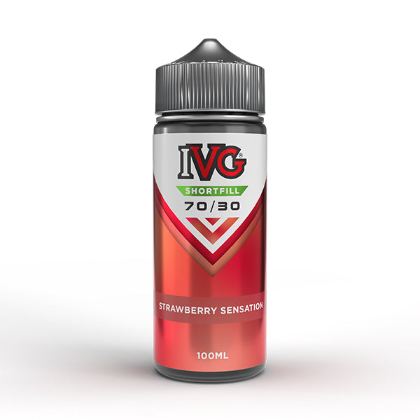 IVG 70/30 0 mg – 100 ml Shortfill Strawberry Sensation