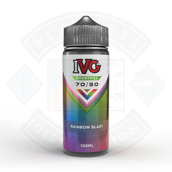 IVG 70/30 0 mg – 100 ml Shortfill Rainbow Blast