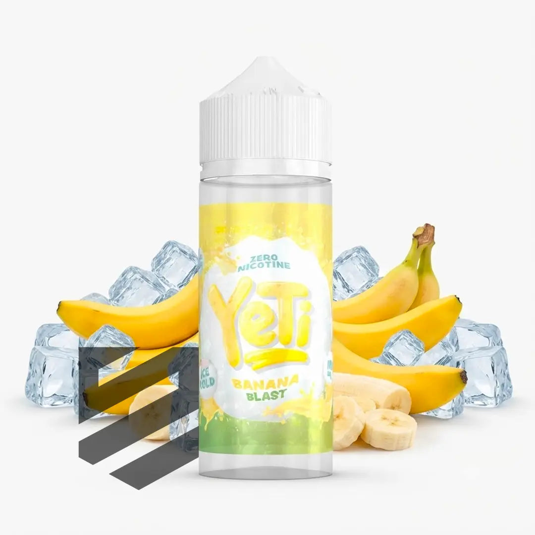 Yeti Ice Cold Banana Blast – 0 mg – 100 ml Shortfill E-Liquid