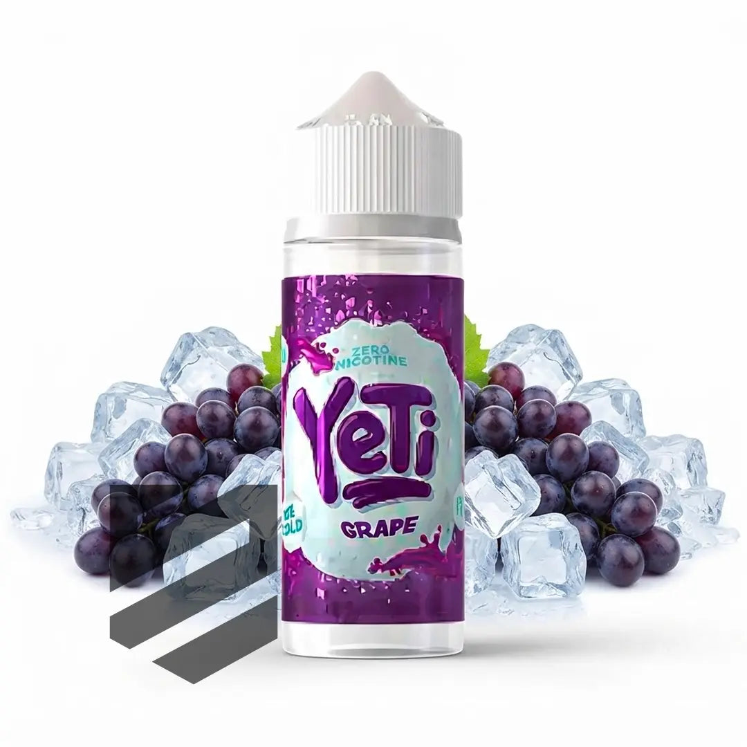 Yeti - E-Liquid Shortfill - Ice Cold Grape 0mg 100ml
