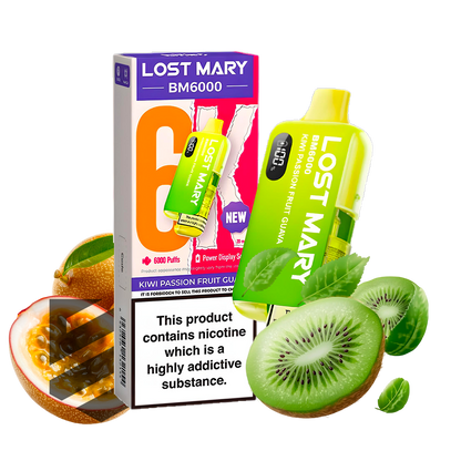 Lost Mary - BM6000 -  Kiwi Passionfruit Guava - Vape Kit