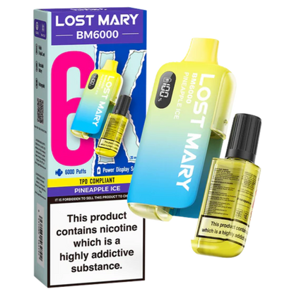 Lost Mary - BM6000 -  Pineapple Ice - Vape Kit