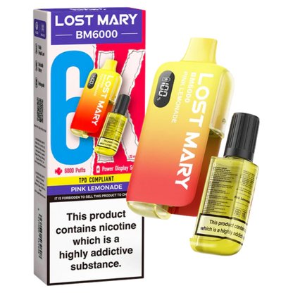 Lost Mary - BM6000 -  Pink Lemonade - Vape Kit