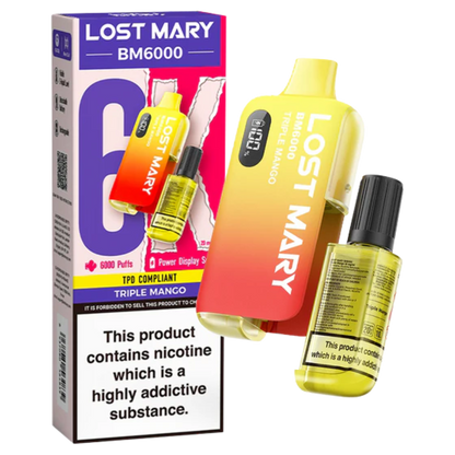 Lost Mary - BM6000 -  Triple Mango - Vape Kit
