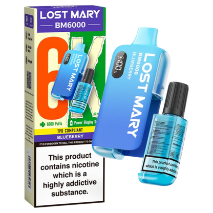 Lost Mary - BM6000 -  Blueberry - Vape Kit