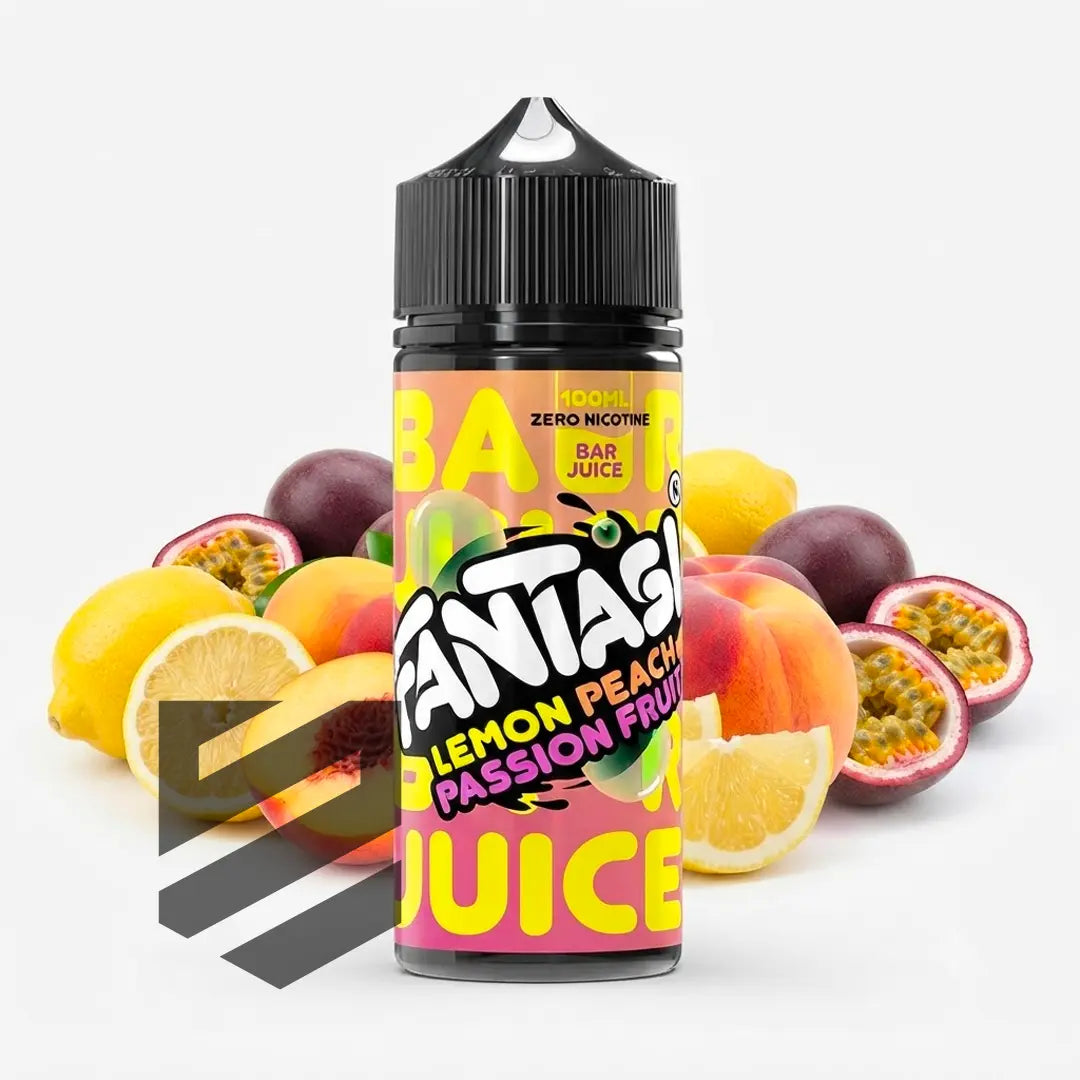 Fantasi Bar Juice - Lemon Peach Passion Fruit 0mg 100ml Shortfill