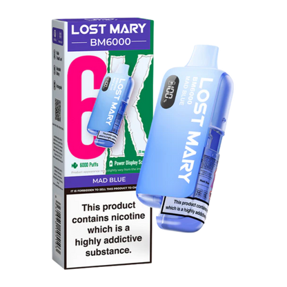 Lost Mary - BM6000 -  Mad Blue - Vape Kit