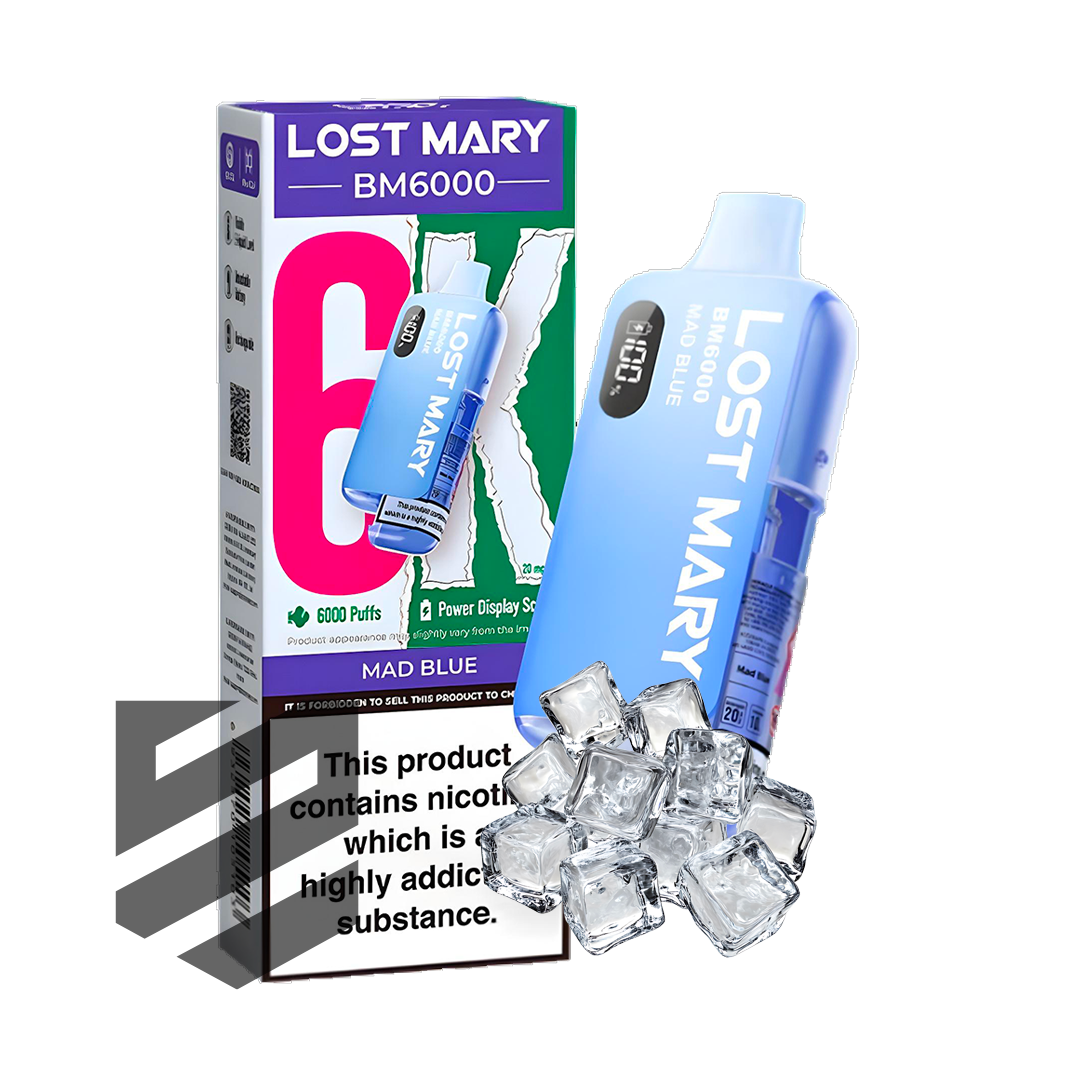 Lost Mary - BM6000 -  Mad Blue - Vape Kit