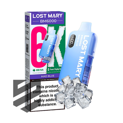Lost Mary - BM6000 -  Mad Blue - Vape Kit