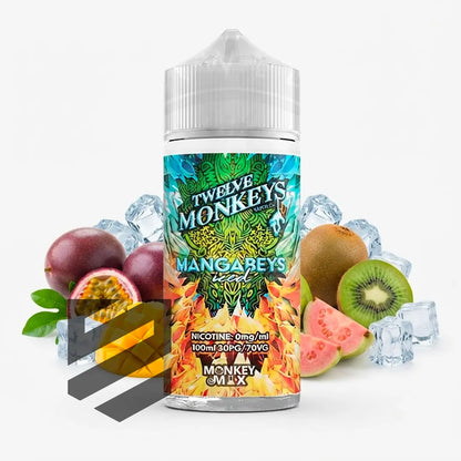 Twelve Monkeys - Shortfill - Mangabeys ICED 0mg 100ml
