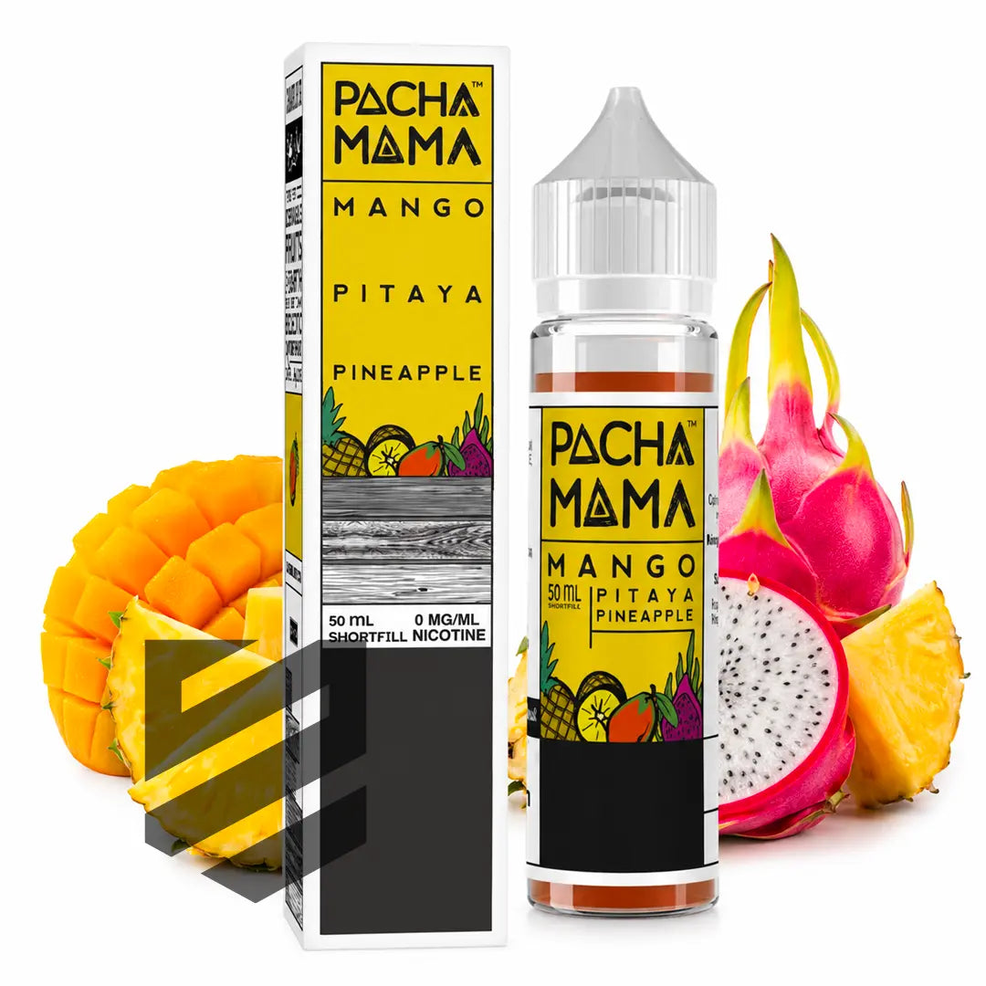 Pacha Mama - E-Liquid Shortfill - Mango Pitaya Pineapple 50ml 0mg