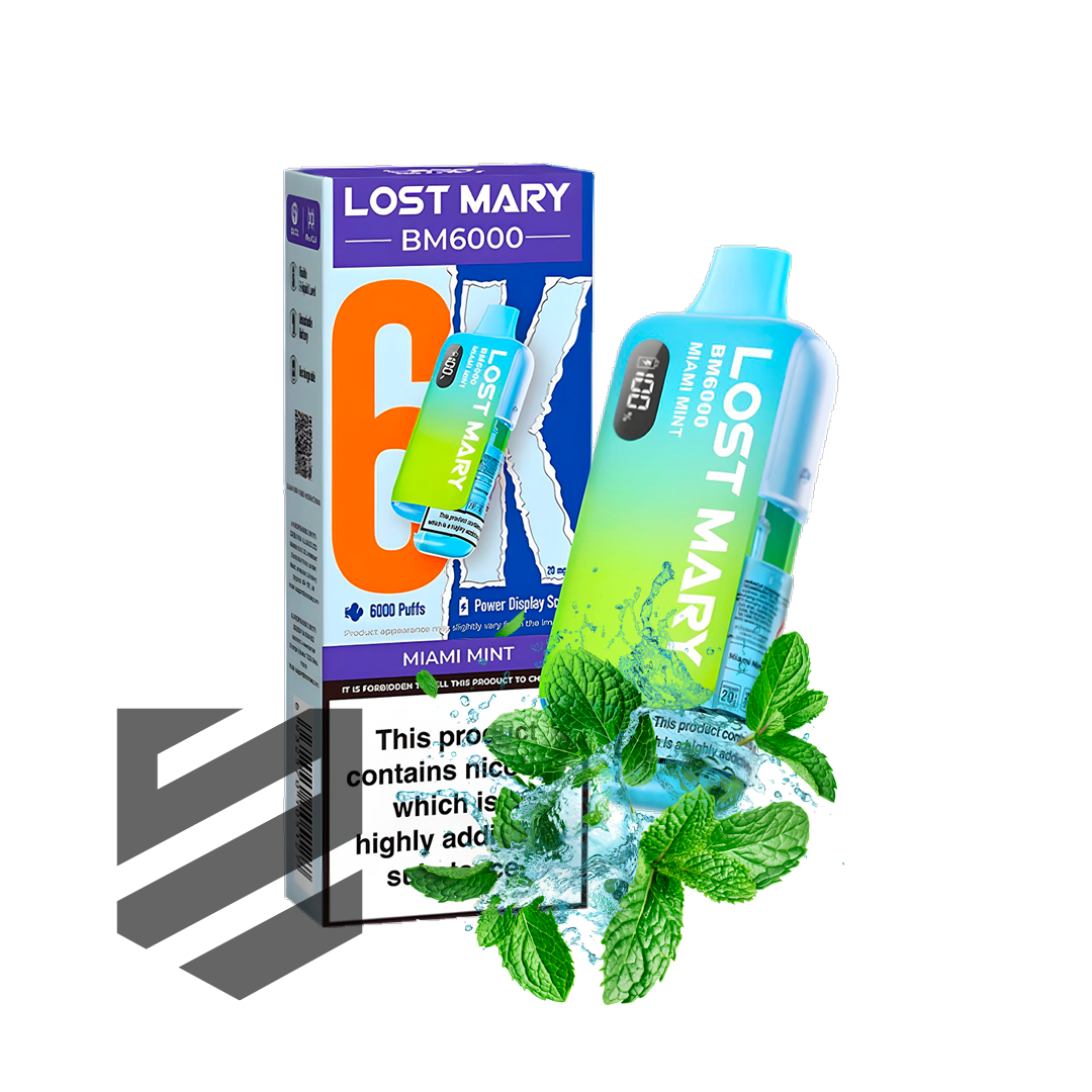 Lost Mary - BM6000 -  Miami Mint - Vape Kit