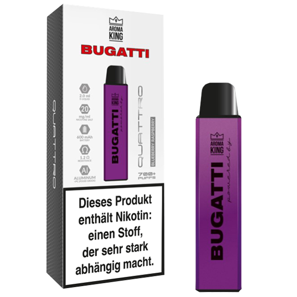 Aroma King Bugatti Quattro Blueberry Raspberry
