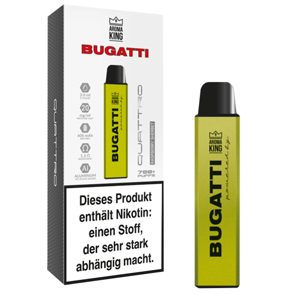 Aroma King Bugatti Quattro Raspberry Sherbet