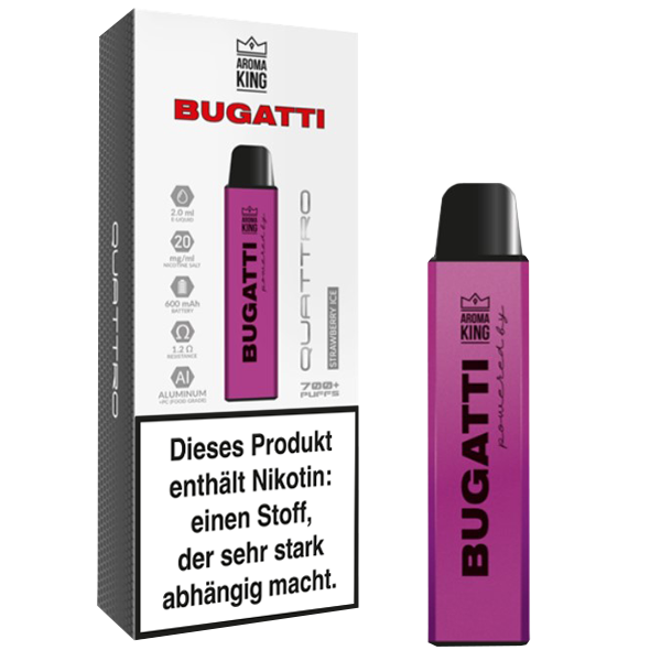 Aroma King Bugatti Quattro Strawberry Ice