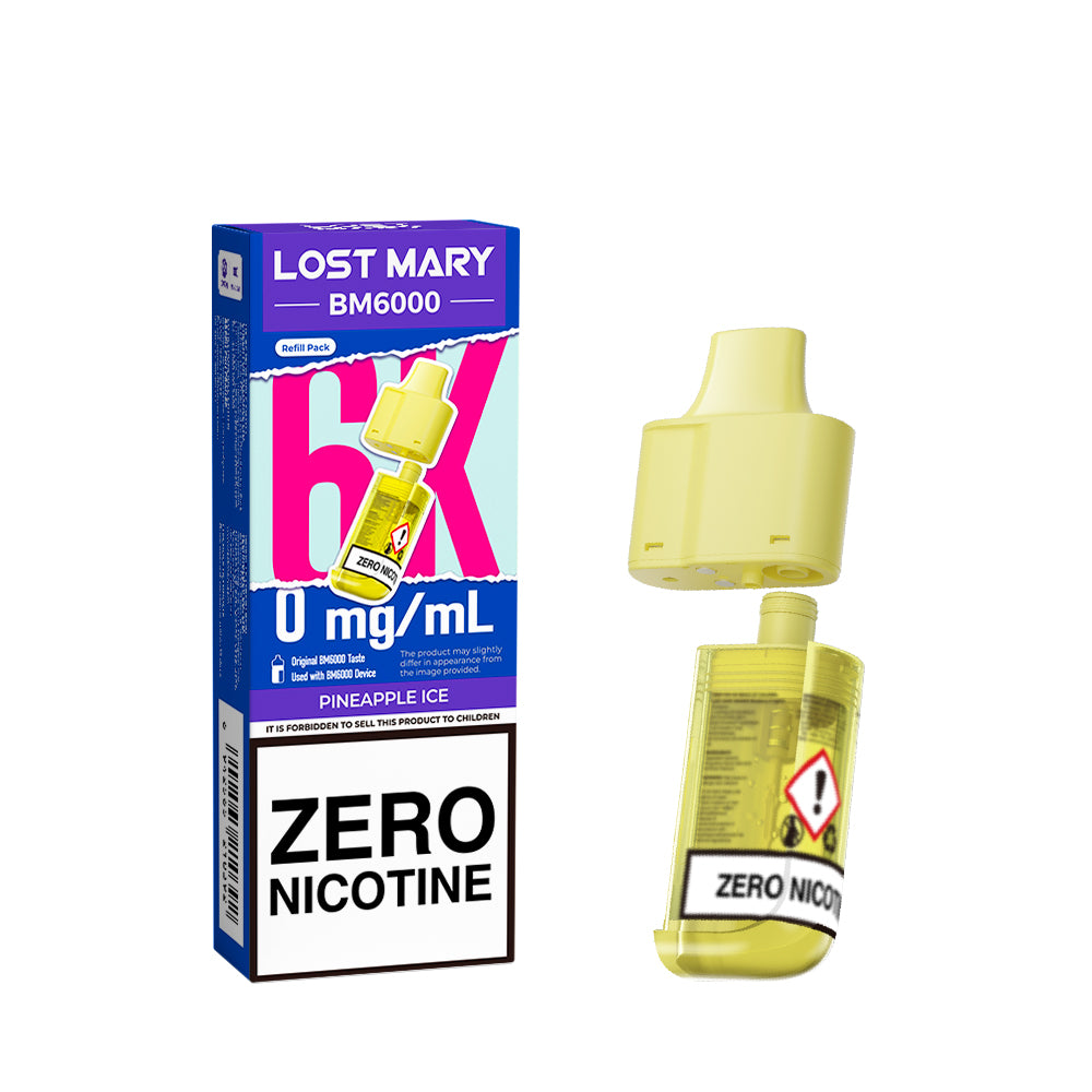 Lost Mary BM6000 Prefilled Pod ZERO - Pineapple Ice