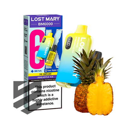 LOST MARY BM6000 Pineapple Ice Vape | Snustrend Snustrend - Snus, Vapes & Schnupf LOST MARY BM6000 Pineapple Ice Vape | Snustrend Snustrend - Snus, Vapes & Schnupf