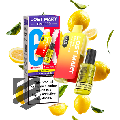 LOST MARY BM6000 Pink Lemonade Vape | Snustrend Snustrend - Snus, Vapes & Schnupf LOST MARY BM6000 Pink Lemonade Vape | Snustrend Snustrend - Snus, Vapes & Schnupf