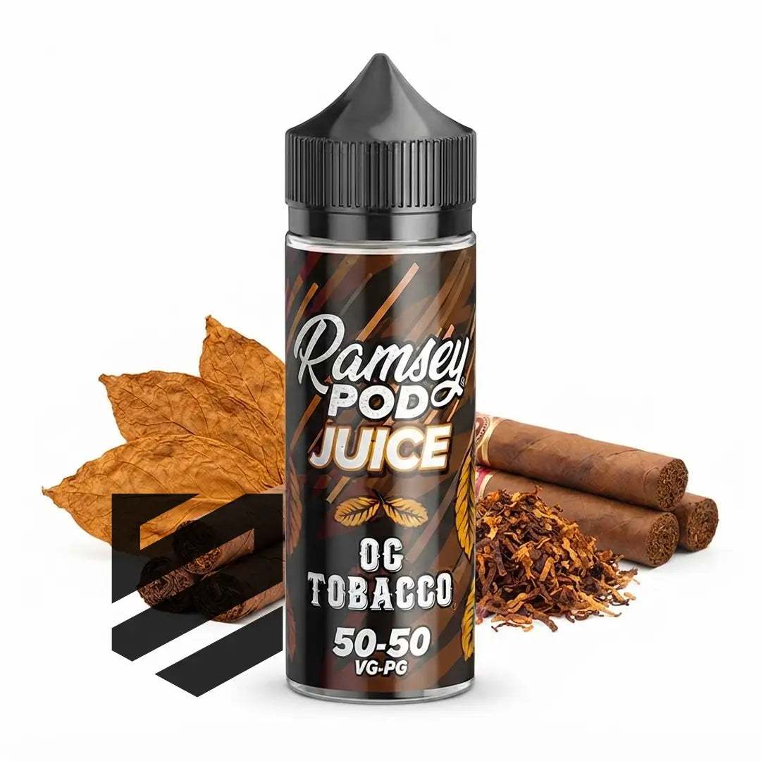 Ramsey - Shortfill - Pod Juice OG Tobacco 0mg 100ml